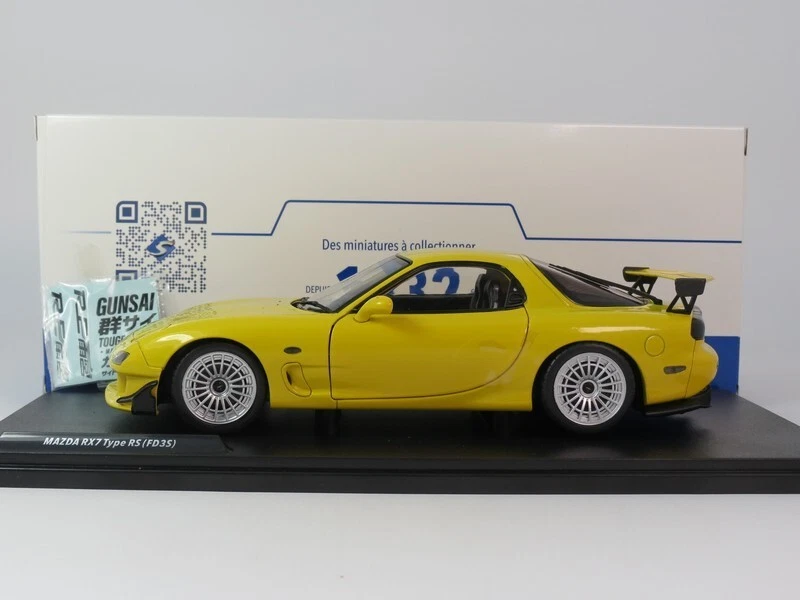 Solido Mazda RX7 Type RS FDRS yellow streetfighters 1994 1/18 S1810603 - Immagine 1 di 4