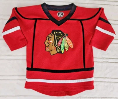 NHL Licensed Chicago Blackhawks Size 2T Red #88 Patrick Kane Jersey Sweater - Image 1 of 4