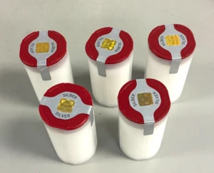 Lot 100 Silver 2025 Austria Philharmonic 1 oz .999 fine coins in 5 Rolls Tubes - Picture 1 of 3