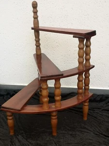 Bibliothekstreppe, Büchertreppe Holz massiv gedrechselt XXL - Bild 1 von 9