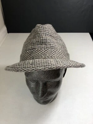 Vintage DOBBS 5TH AVENUE Gray Size Large 7 1/8 Mens Fedora Hat - Image 1 of 4