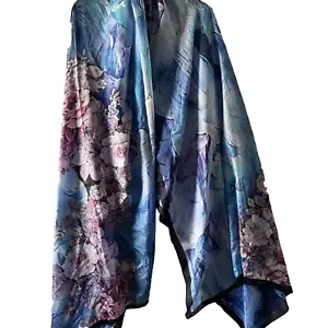Markenlos Damen Schal Tuch Mehrfarbig Blumenmuster - Bild 1 von 5