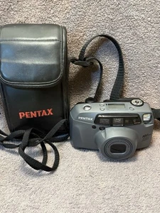 Pentax IQZoom 160 analoge Kompaktkamera 35 mm mit Objektiv 38–160 mm getestet mit Tasche - Bild 1 von 6