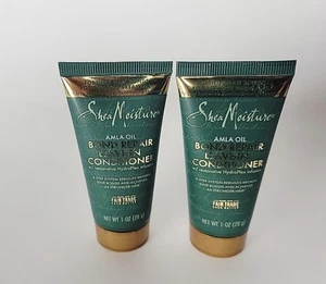 2x SheaMoisture Amla Oil Bond Repair Acondicionador sin enjuague 1 oz ea NUEVO - Imagen 1 de 2