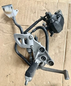 99-07 Suzuki Hayabusa GSX1300R Rear Brake Caliper Master Cylinder Pedal Hose OEM - Picture 1 of 11