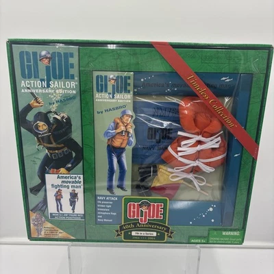 G.I. JOE 40th Anniversary Action Sailor Navy Attack 7th In A Series 2003 Hasbro - Image 1 of 4