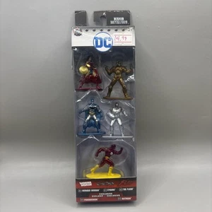 DC Comics 5-pack-set SUPERHEROES Nano Metalfigs Jada Toys Diecast Mini Figures - Picture 1 of 10