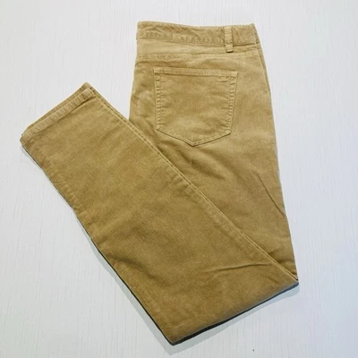 Pantalones de mezclilla de pana para mujer Vineyard Vines talla 10 color: tostado (almendra tostada) Foto 1 de 4