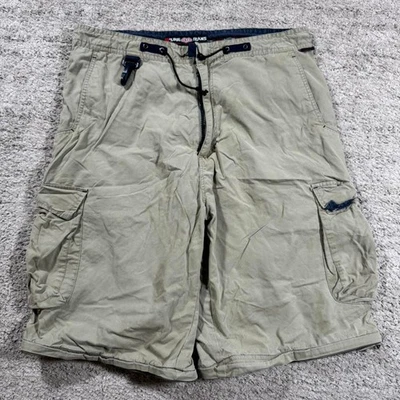 宽松 Y2K 90 年代/2000 年代刺绣缝制木匠实用工装短裤 — 第 1/4 张图片