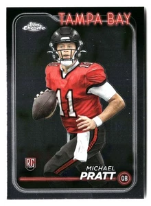 2024 Topps Chrome Michael Pratt #217 RC Tampa Bay Buccaneers - Picture 1 of 2