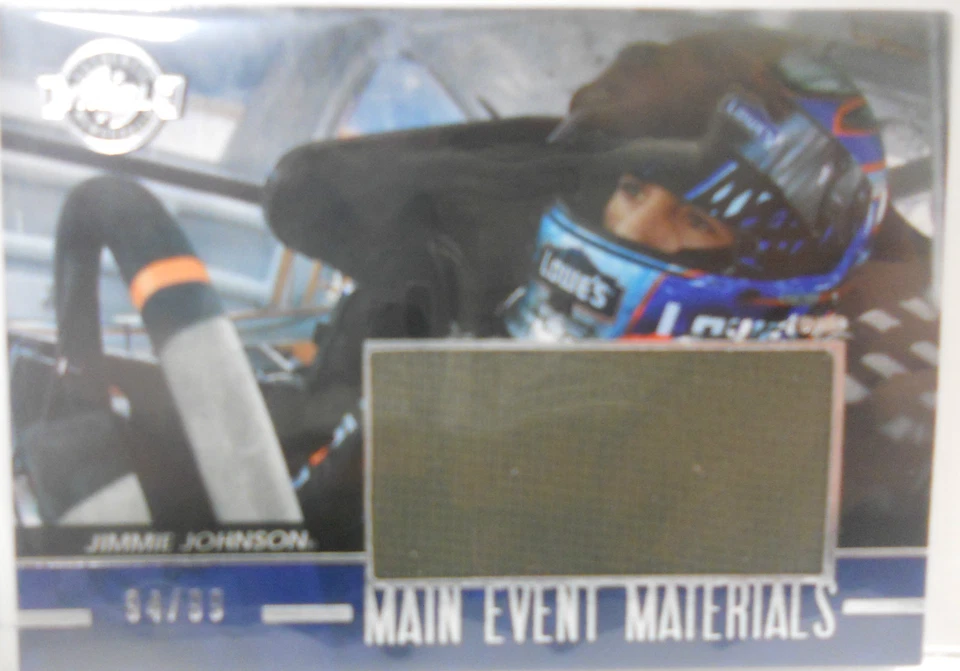 2011 Wheels Main Event Jimmie Johnson SP Main Event Materials Worn Shirt #/ 99 - Image 1 of 1