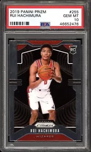 2019 Panini Prizm Rui Hachimura PSA 10 Rookie RC 255 NBA Wizards Japan Japanese - Picture 1 of 2