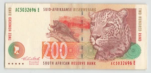 SOUTH AFRICA 200 Rand 1994, P-127a, Sign: Stals, Original AU About UNC Rare. B5 - Picture 1 of 2