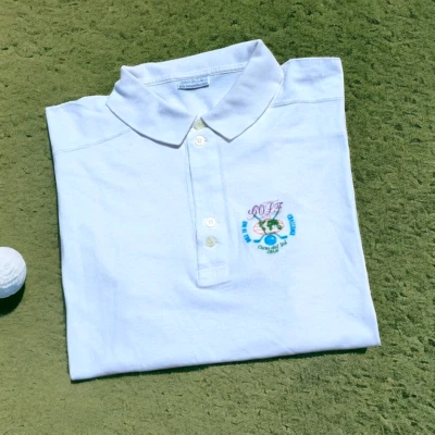 Polo de golf Sergio Tacchini Challenge Costa del Sol vintage años 90 raro talla L Foto 1 de 4