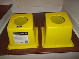 Cornhole Airmail, Juego de Caja 2 Cajas Amarillo Juego Exterior - Sin Bolsas de Frijoles - Usado - Imagen 1 de 2