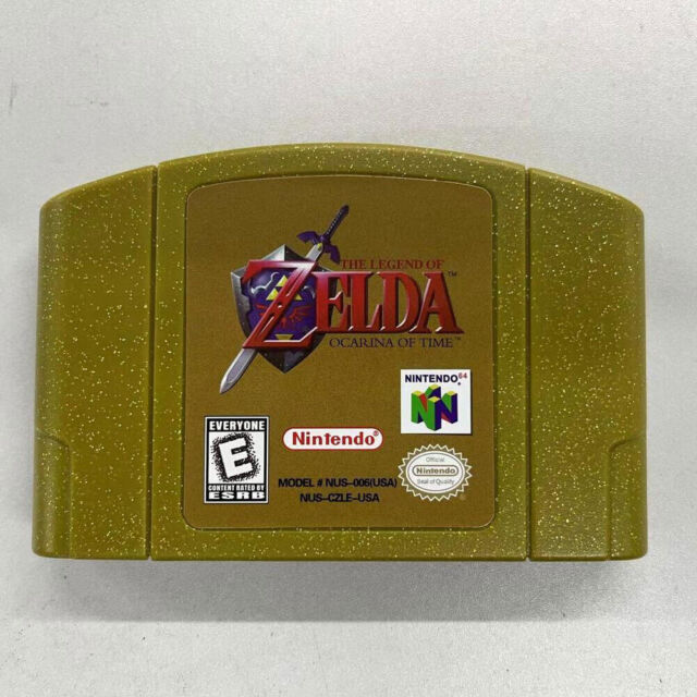 Ocarina of Time Gold CartsHow Common is v1.0? : r/n64