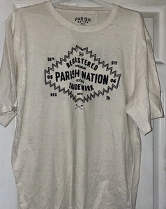 Parish Nation.. Men's Crew Neck T-Shirt . Oatmeal.. Size 4XL.. NWT.. Last One - Picture 1 of 10