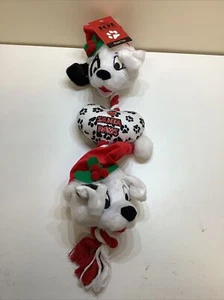 Disney 101 Dalmatians Dog Pull Toy Puppy Adult Pet Tug Rope Christmas Xmas New - Picture 1 of 10