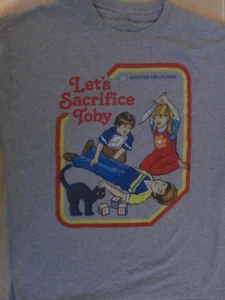 Let’s Sacrifice Toby T Shirt Size L Threadless Funny Meme - Picture 1 of 3