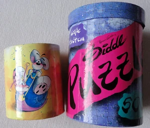 Diddl Büchse und Becher. Büchse mit Deckel,  Sparbüchse  - Bild 1 von 6