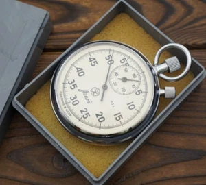 VTG mechanical two-button stopwatch AGAT Zlatoustovskiy 16j soviet chronograf - Picture 1 of 12