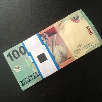 Indonesia 1000 Rupiah, 2005-2015, Pick#141, Lot of 100 pcs, UNC - Image 1 of 3