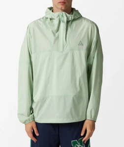 Nike ADV Mens Jacket L ACG 1/2 Zip Storm Fit Hooded Packable Green FQ3062-376 - Picture 1 of 5