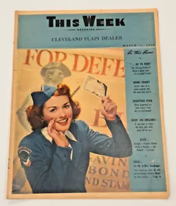 This Week Magazine Section ~ As to War ~ March 1, 1942 - Picture 1 of 2