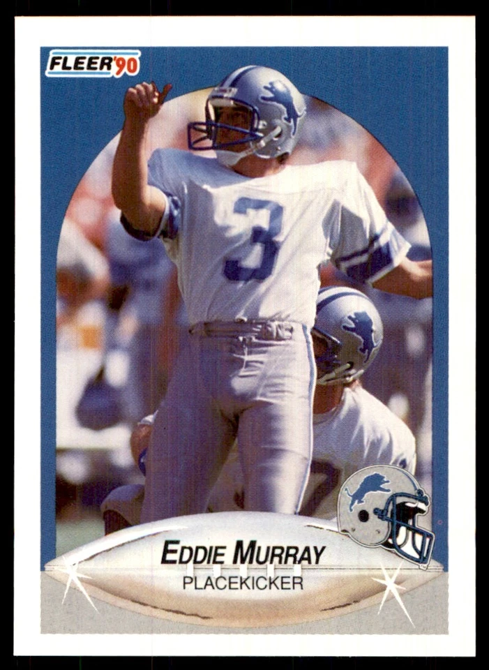 1990 Fleer Eddie Murray Detroit Lions #282 - Image 1 of 2