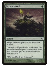 MTG Groundswell Worldwake NM Green Common Pump Landfall EDH Commander Pauper
