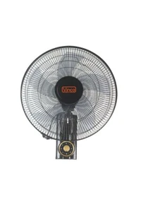 VENTILADOR DE PARED DE ALUMINIO VINCO 45W D 40 CM CON 5 PALAS NEGRO (38687) - Imagen 1 de 1