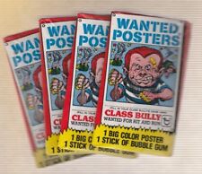 1980 Topps Wanted Posters 36 Mint Packs Loose No Boxes Left(Topps Factory Purch)
