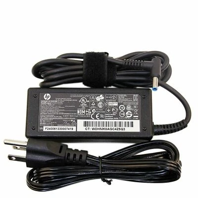 Adaptador de CA HP 90W PPP012C-S para portátil HP ProBook Envy 15 17 M6 M7 punta azul Foto 1 de 4