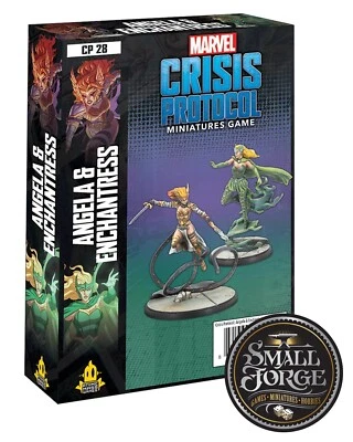 Marvel Crisis Protocol Miniatures -CP28 ANGELA & ENCHANTRESS Character Pack, NEW - Image 1 of 4