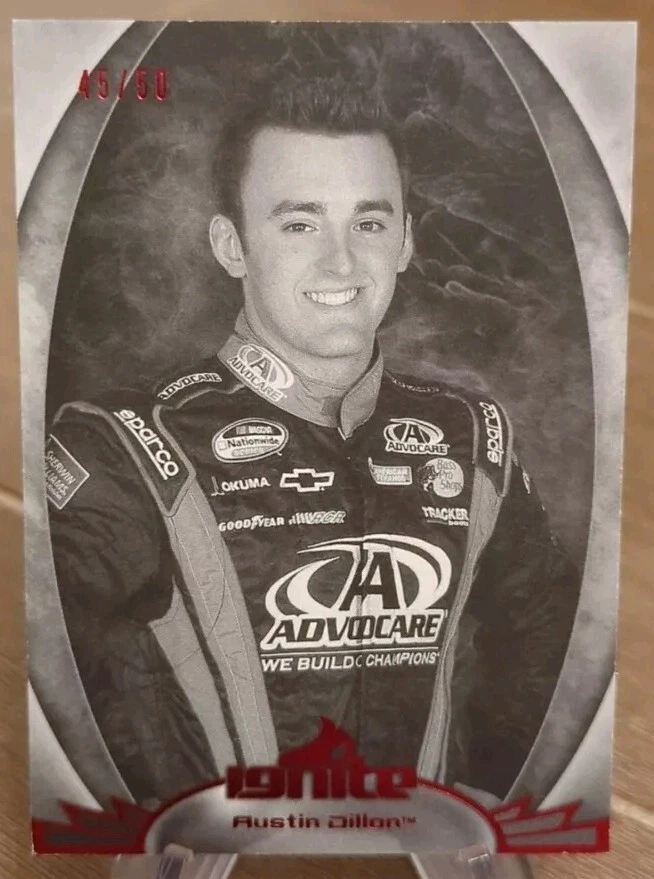 2012 Press Pass Ignite Black & White Red /50 Austin Dillon - Image 1 of 1