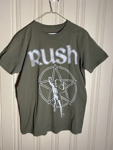 Men's 2012 Rush Starman Logo Tshirt Medium Green Olive Drab READ - Picture 1 of 5