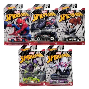 Hot Wheels Marvel Spider-Man Venom Series 1:64 Diecast Complete Set of 5 - Picture 1 of 5