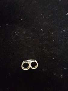 9ct White Gold Butterfly Earring Back X 1 (Single) in size Large - Picture 1 of 5