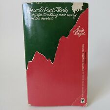 1968 "How To Buy Stocks"-Louis Engel, Bantam Books 4th Ed. Vintage Paperback GD