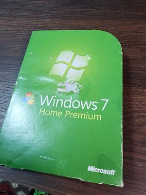 Microsoft Windows 7 Home Premium 32 & 64 FULL Bit box only with key - Image 1 of 2
