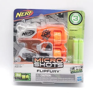 Nerf ZOMBIE STRIKE MICRO SHOTS FLIPFURY SERIES 3 INCLUDES 2X ELITE DARTS - Picture 1 of 3