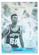 David Robinson 1992-93 Upper Deck Award Winner Hologram #AW7 Spurs Hall of Fame