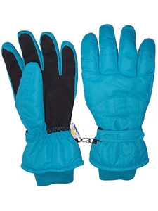 NICE CAPS Womens Waterproof Thinsulate Cold Weather Winter Ski Glove with Ridges - Picture 1 of 6