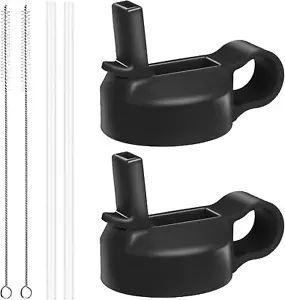 Wide Mouth Straw Lid Compatibility Most Sports Water Bottle - Picture 1 of 5