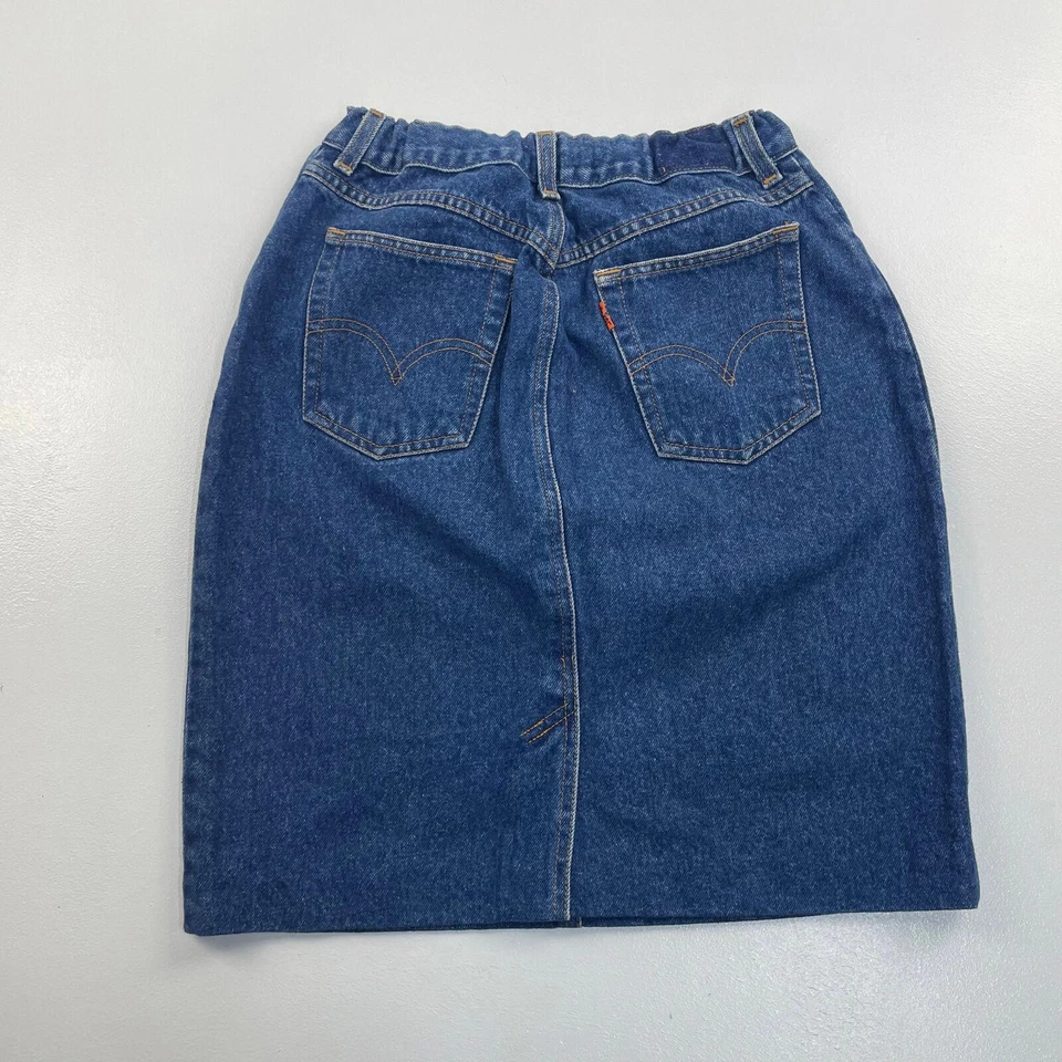 Women’s LEVI’S Dark Blue Denim Pencil Skirt , W28 - Image 1 of 4
