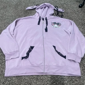 my Melody, Lolita, 3-D Lace Ears, Full Zip Hoodie Size Xl Adult - Picture 1 of 6
