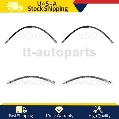 Manguera de línea de freno delantero trasero Sunsong para Mercedes-Benz GLK250 2014 2015 Foto 1 de 4