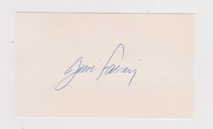 Jim Fairey - Signed 3x5 - Debut 1968 - Dodgers - Picture 1 of 1