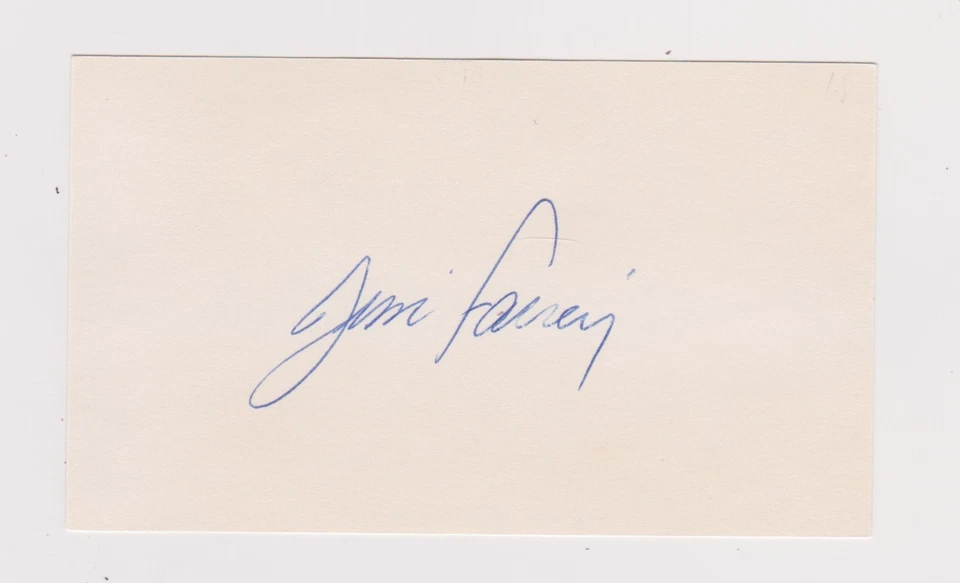 Jim Fairey - Signed 3x5 - Debut 1968 - Dodgers - Image 1 of 1