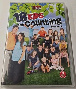 OOP 18 Kids and Counting Season 3 (DVD, 2010) Reality Series Duggar Family EUC - Picture 1 of 4